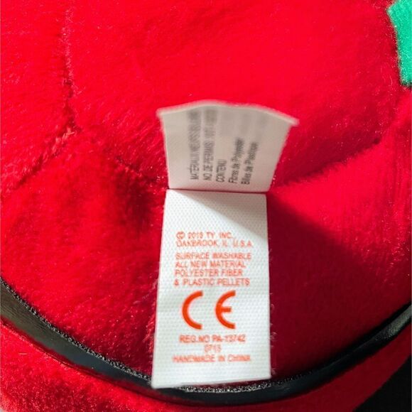 Mickey Mouse Ty Disney Beanie Ballz Santa Claus 2019 Tags Christmas Holiday 6 in - Picture 9 of 12